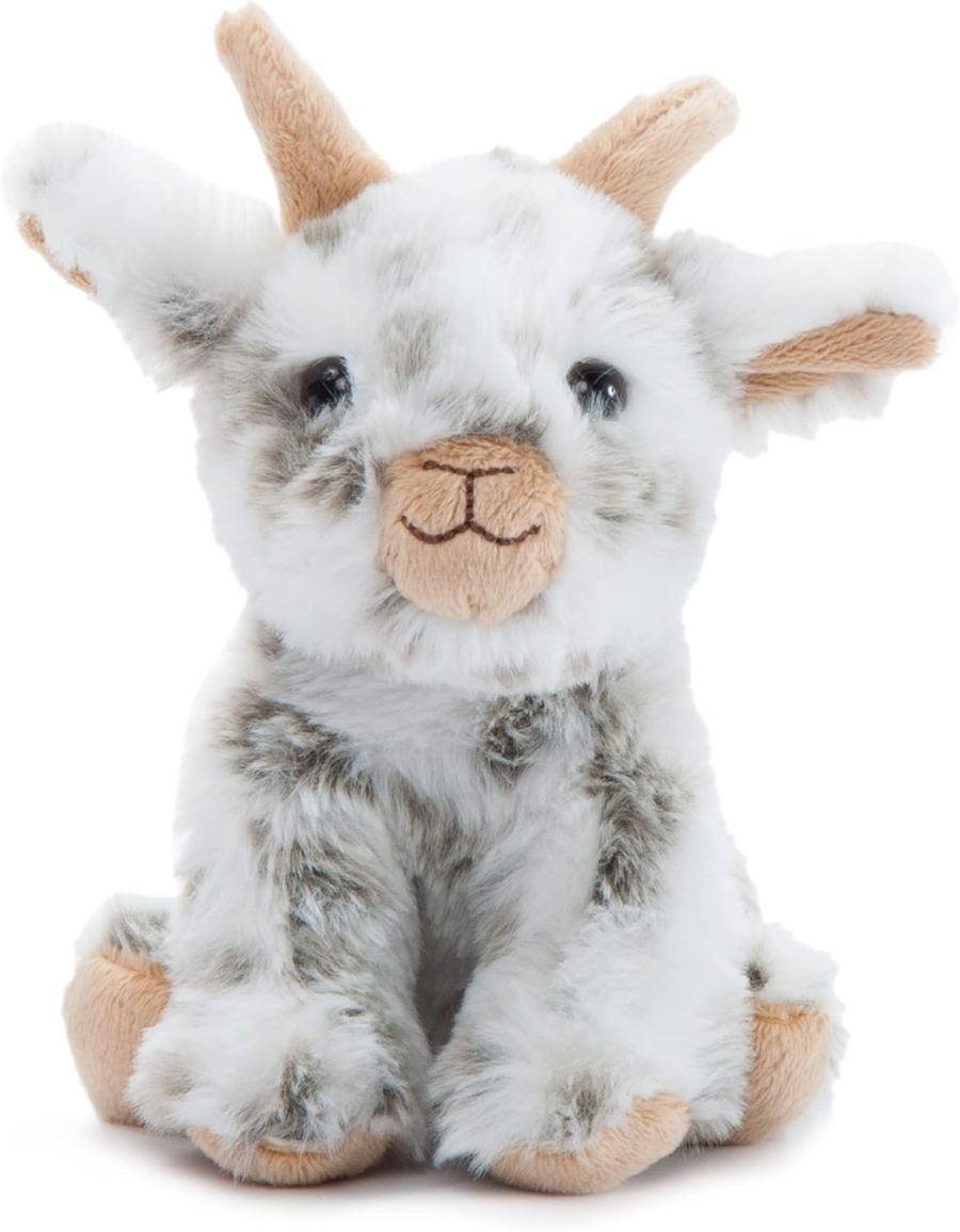 Goat Stuffed Animal Plushie, Gifts for Kids,  Farm Animals, Goat Plush Toy 6 inches