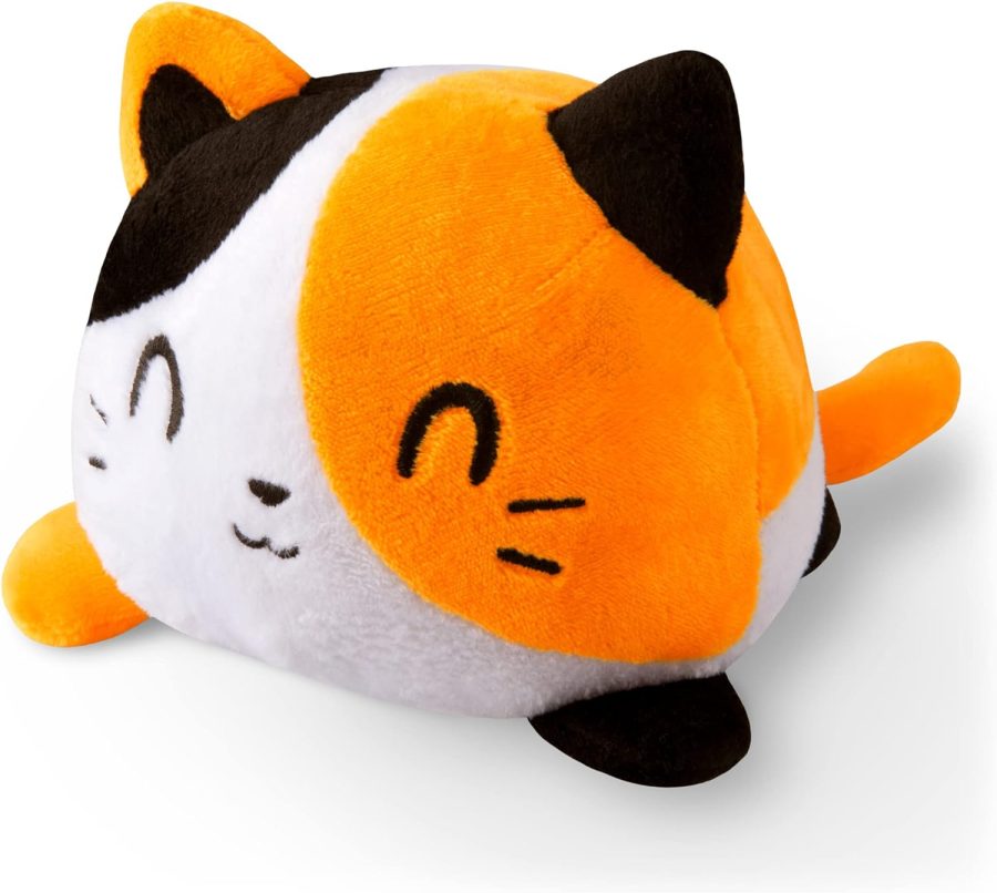 The Original Reversible Cat Plushie - Calico - Cute Sensory Fidget Stuffed Animals That Show Your Mood - Image 2