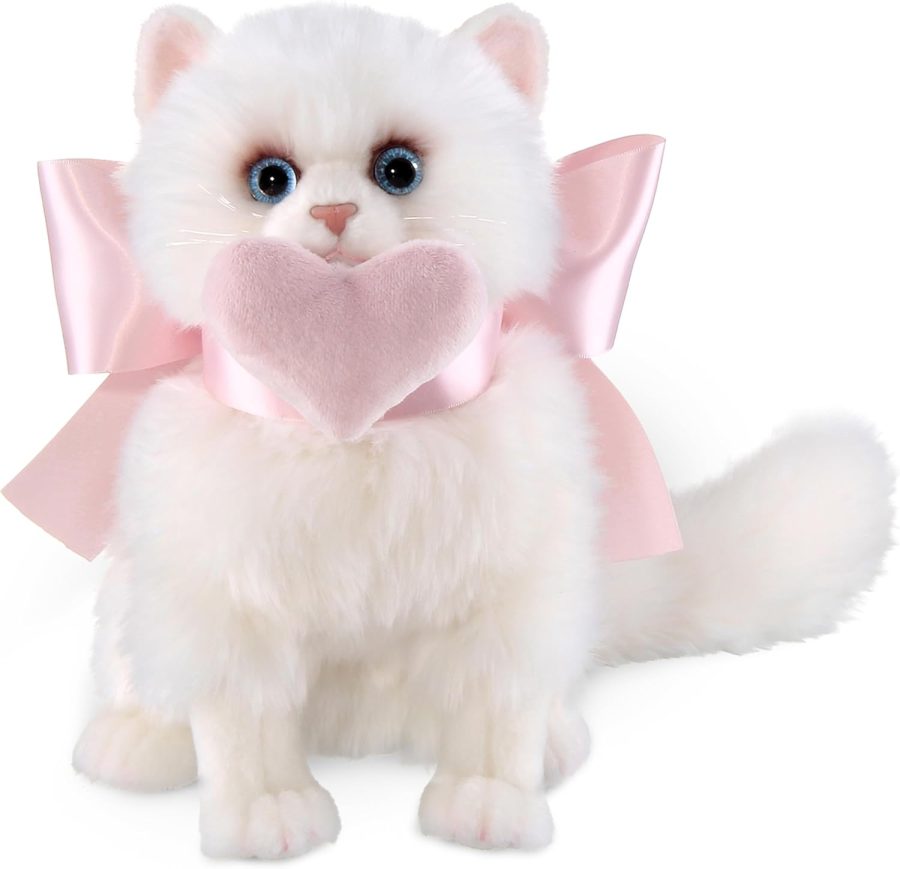 Pretty Kitty Stuffed Cat, 10 Inch Kitten Stuffed Animal