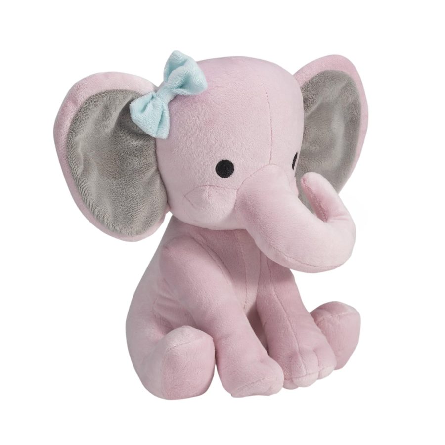 Pink Elephant Plush, Hazel, 1 Count (Pack of 1) - Image 2